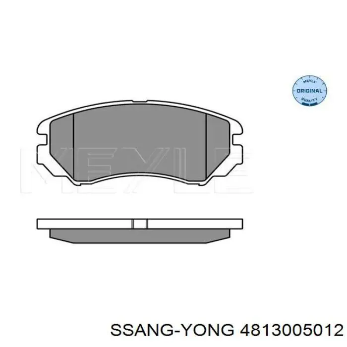 4813005012 Ssang Yong Передні гальмівні колодки