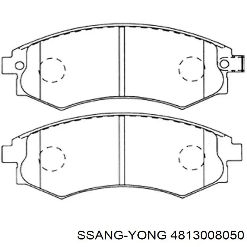 Купити 4813008050 Ssang Yong Колодки гальмівні передні, дискові