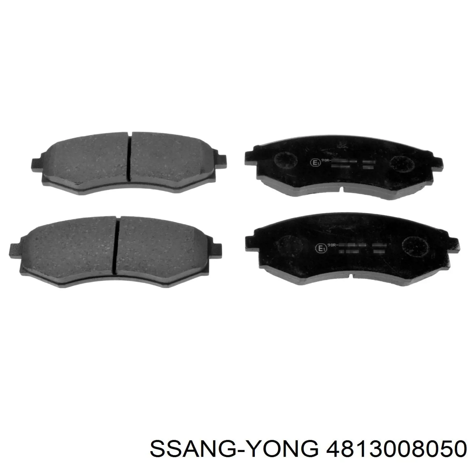 Гальмівні колодки Ssang Yong 4813008050 ціна, від 18.46 USD