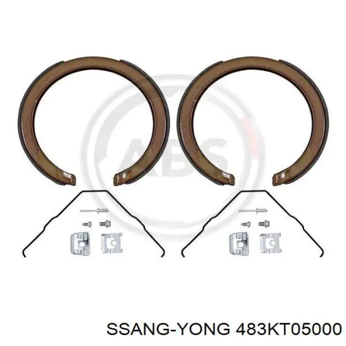 Купити 483KT05000 Ssang Yong Гальмівні колодки гальма стоянки
