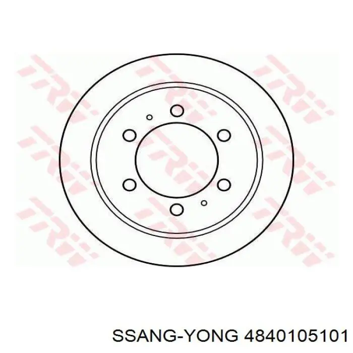 Купити 4840105101 Ssang Yong Диск заднього гальма