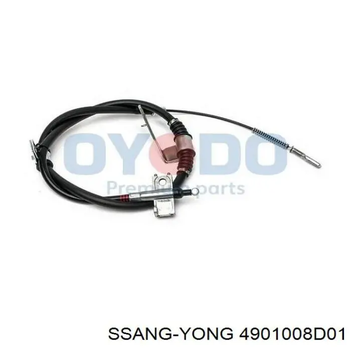 Купити 4901008D01 Ssang Yong Трос ручного гальма задній, лівий