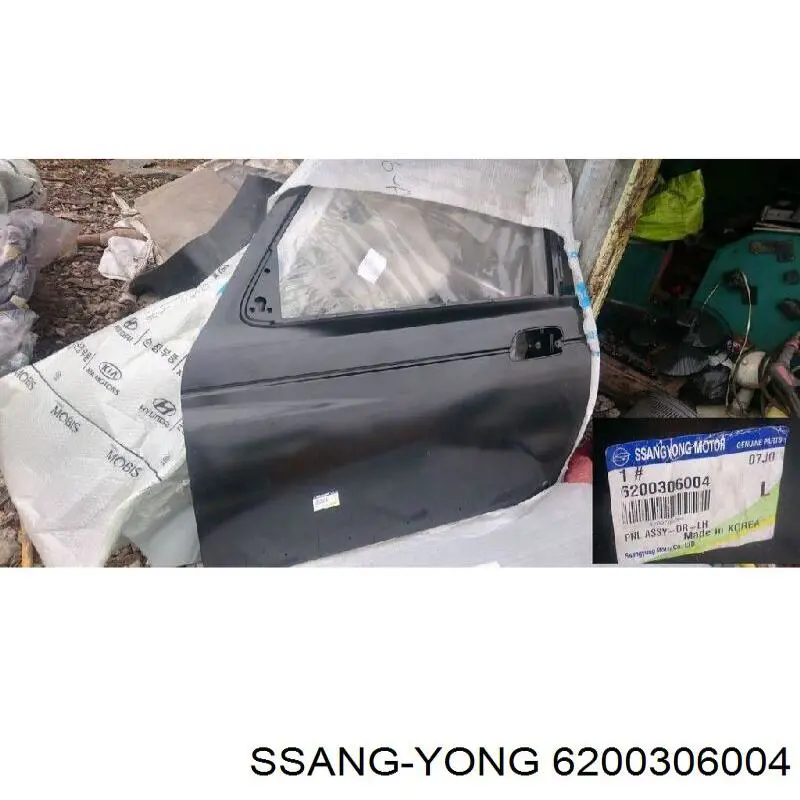 Двері передні, ліві Ssang Yong 6200306010 ціна, від 188.54 USD
