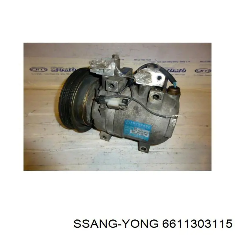 Компресор кондиціонера 6611303615 Ssang Yong