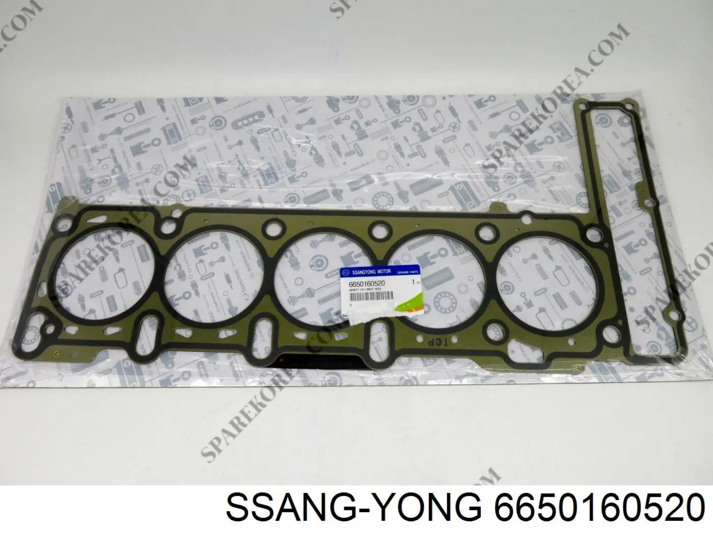 Прокладка головки блока циліндрів (ГБЦ) 6650160520 Ssang Yong