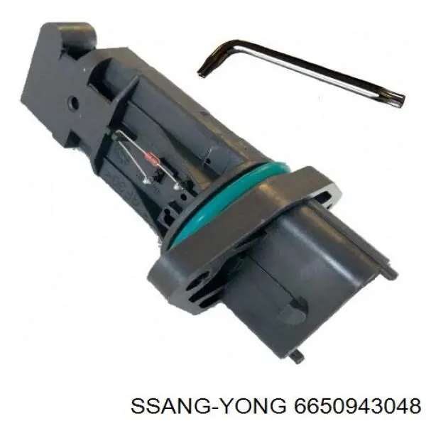 6650943048 Ssang Yong датчик потоку (витрати повітря, витратомір MAF - (Mass Airflow))