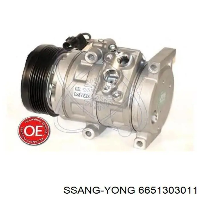Компресор системи кондиціювання Ssang Yong 6651303011 ціна, від 120.32 USD