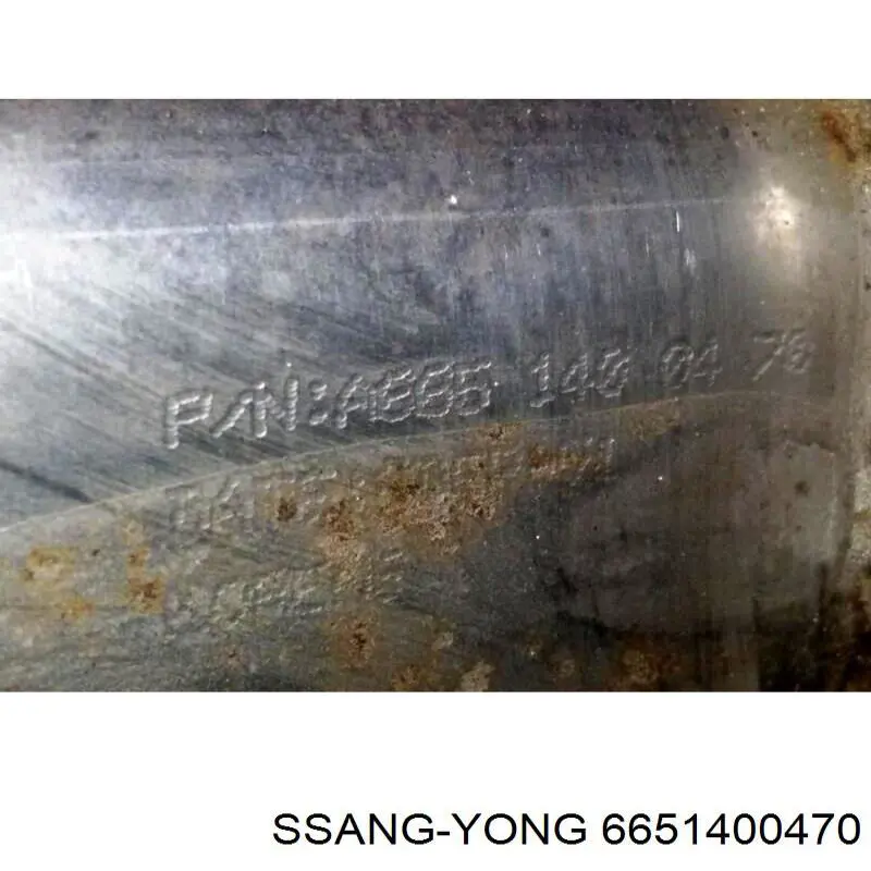 Радіатор системи рециркуляції ОГ на SsangYong Kyron 