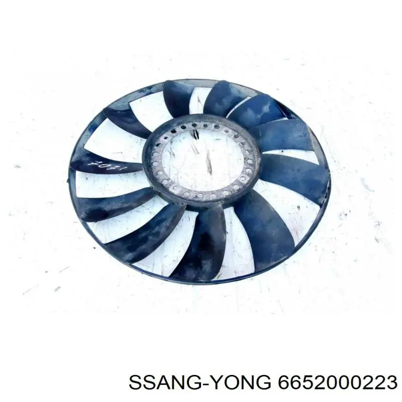 Купити 6652000223 Ssang Yong Вентилятор/крильчатка радіатора охолодження