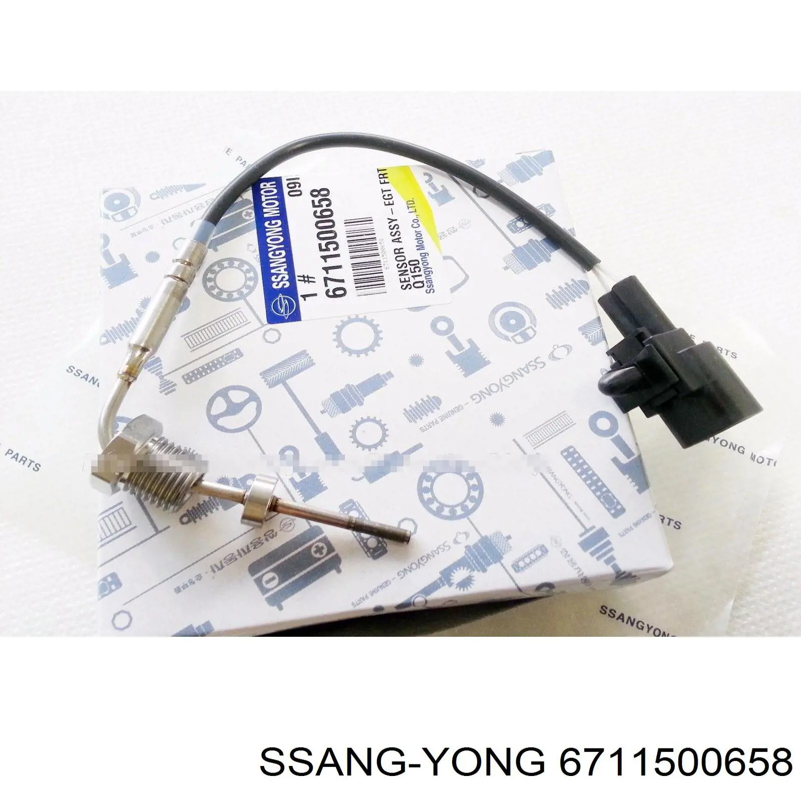 6711500658 Ssang Yong Датчик температури відпрацьованих газів (ВГ), перед турбіною