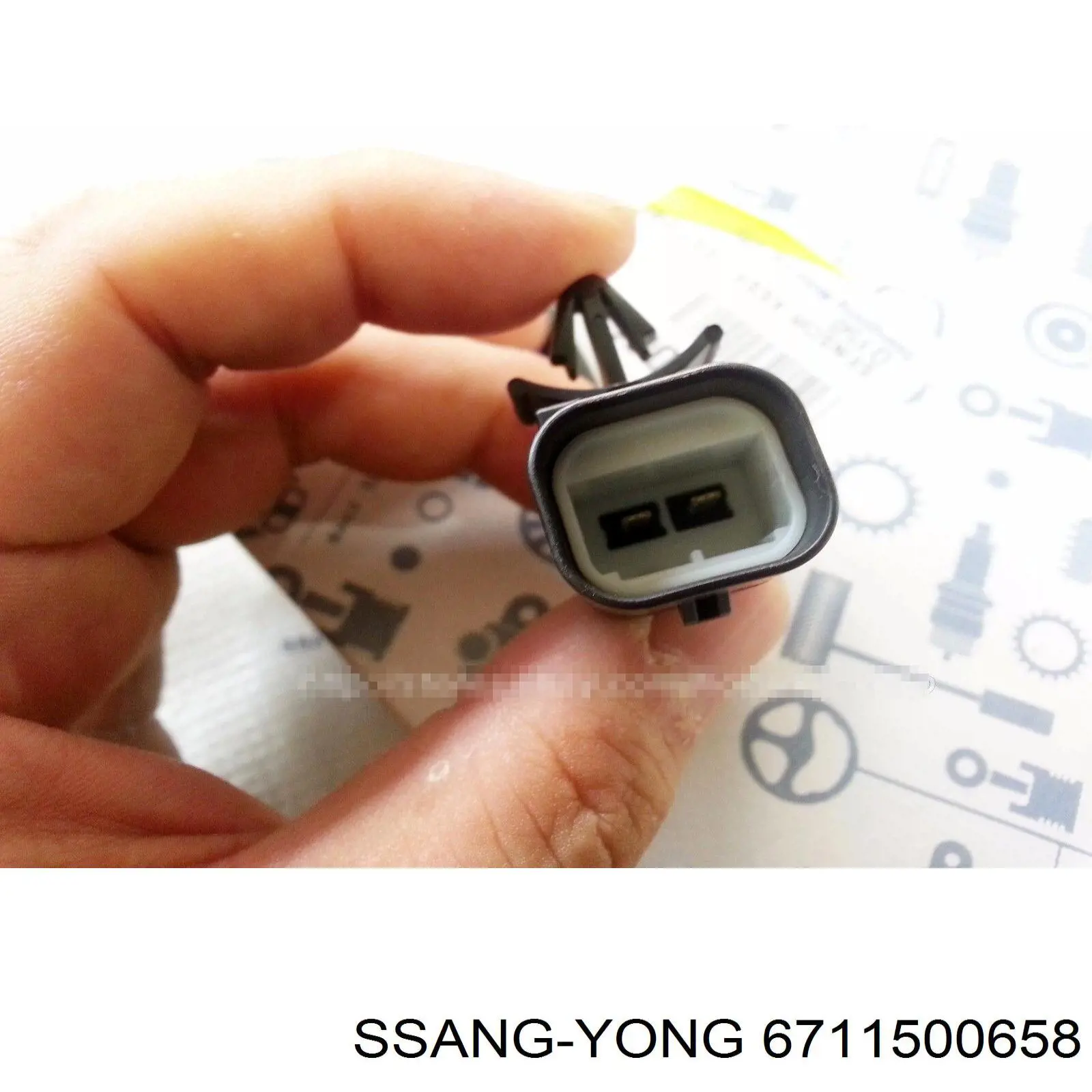 Датчик температури відпрацьованих газів (ВГ), перед турбіною SsangYong Rexton (Y400) (SsangYong Рекстон)