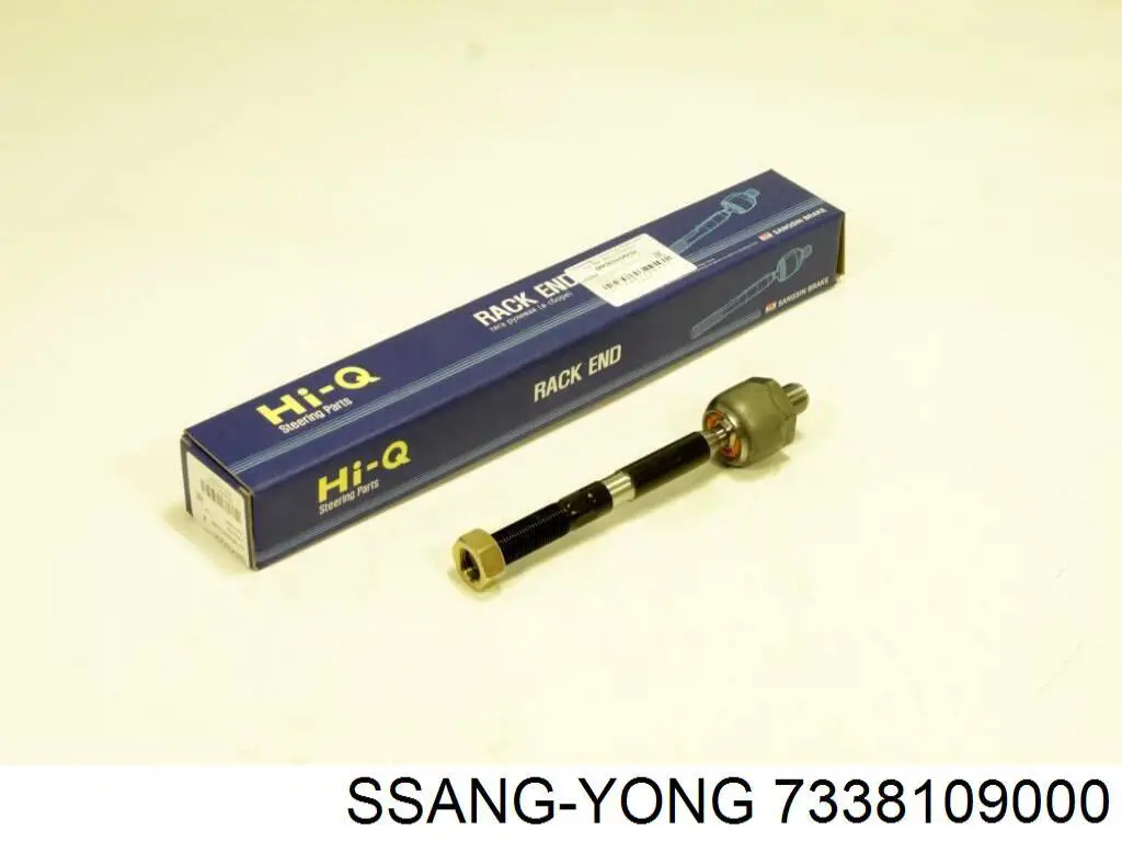 7338109000 Ssang Yong Ущільнювач скла задніх дверей правих, внутрішній (планка)