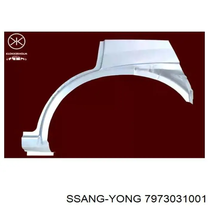 Купити 7973031000 Ssang Yong Підкрилок заднього крила, лівий передній