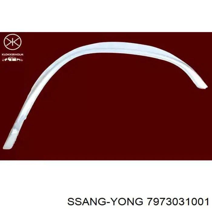 Підкрилок заднього крила, лівий передній Ssang Yong 7973031000 ціна, від 10.02 USD