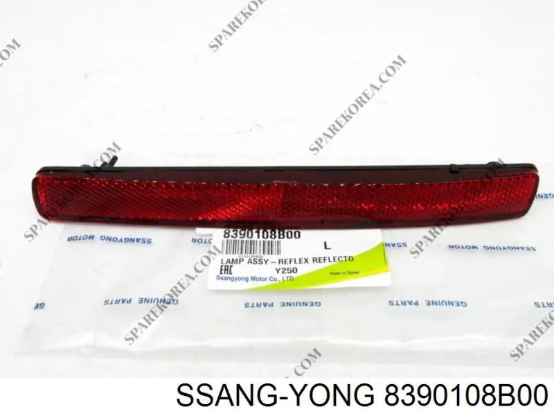 Купити 8390108B00 Ssang Yong Лівий катафот бампера