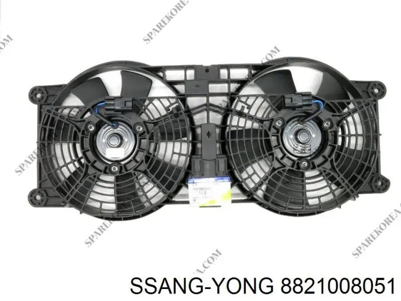 Купити 8821008051 Ssang Yong Електровентилятор охолодження в зборі (двигун + крильчатка)