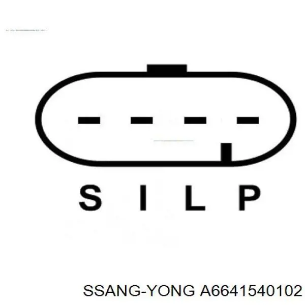 Генератор A6641540102 Ssang Yong