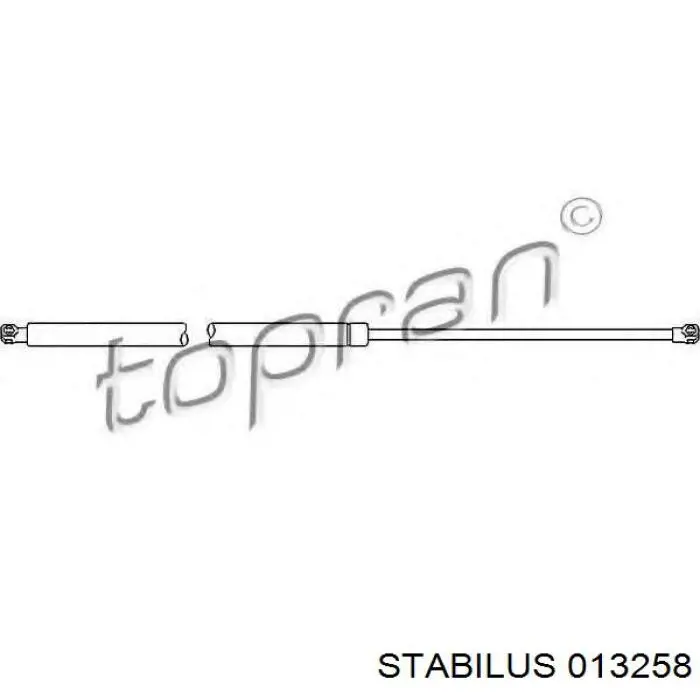 Амортизатор кришки багажника Stabilus 013258