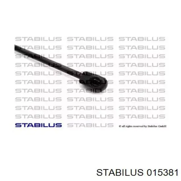 015381 Stabilus амортизатор кришки багажника/ двері 3/5-ї задньої