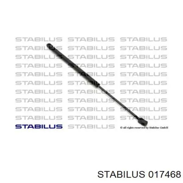 Амортизатор двері задньої Stabilus 017468 ціна, від 12.85 USD