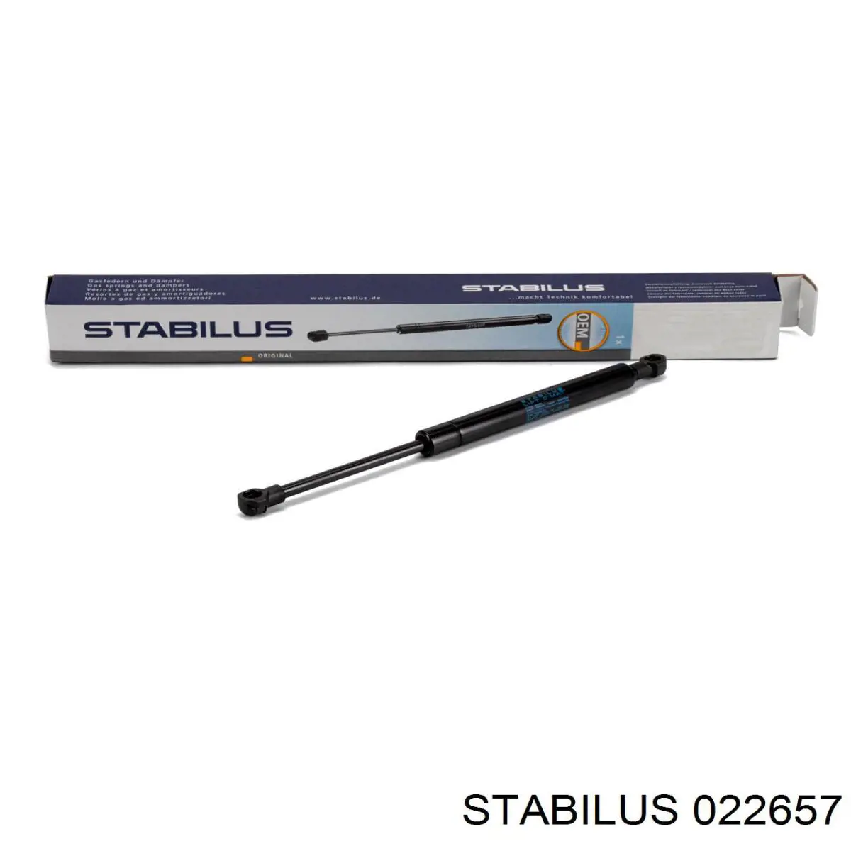 022657 Stabilus амортизатор кришки багажника/ двері 3/5-ї задньої