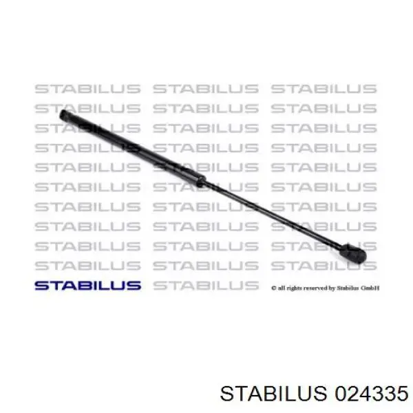 Амортизатор двері задньої Stabilus 024335 ціна, від 9.42 USD