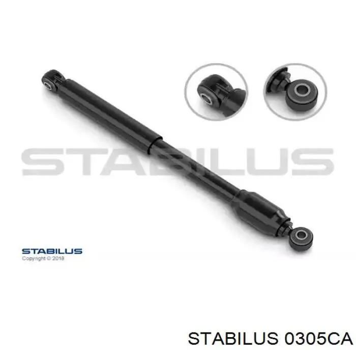 Амортизатор рульового механізму Stabilus 0305CA ціна, від 31.90 USD