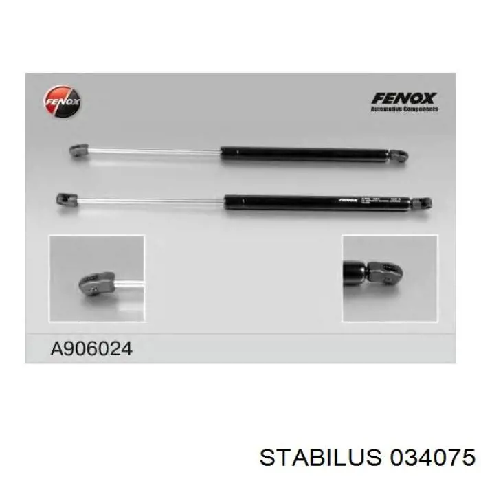 Амортизатор кришки багажника Stabilus 034075
