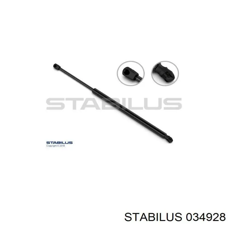 Амортизатор кришки багажника Stabilus 034928