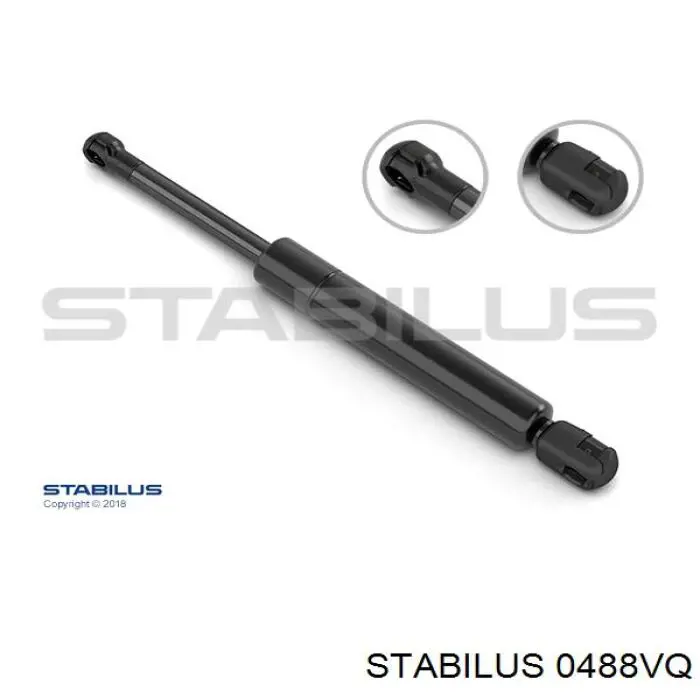 Амортизатор капота газовий Stabilus 0488VQ ціна, від 9.16 USD