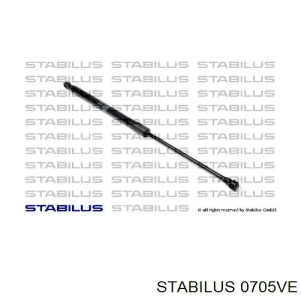 Амортизатор багажника 0705VE Stabilus