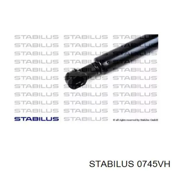 Амортизатор капота газовий Stabilus 0745VH ціна, від 9.44 USD