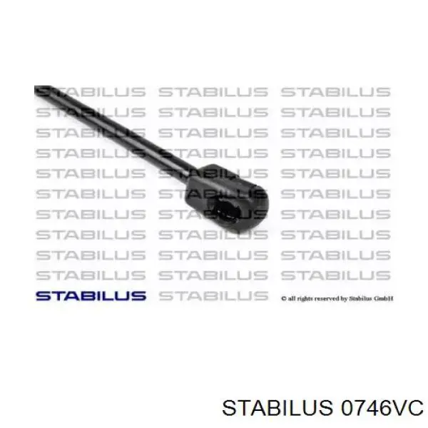 0746VC Stabilus Амортизатор кришки багажника / двері 3/5-ї задньої