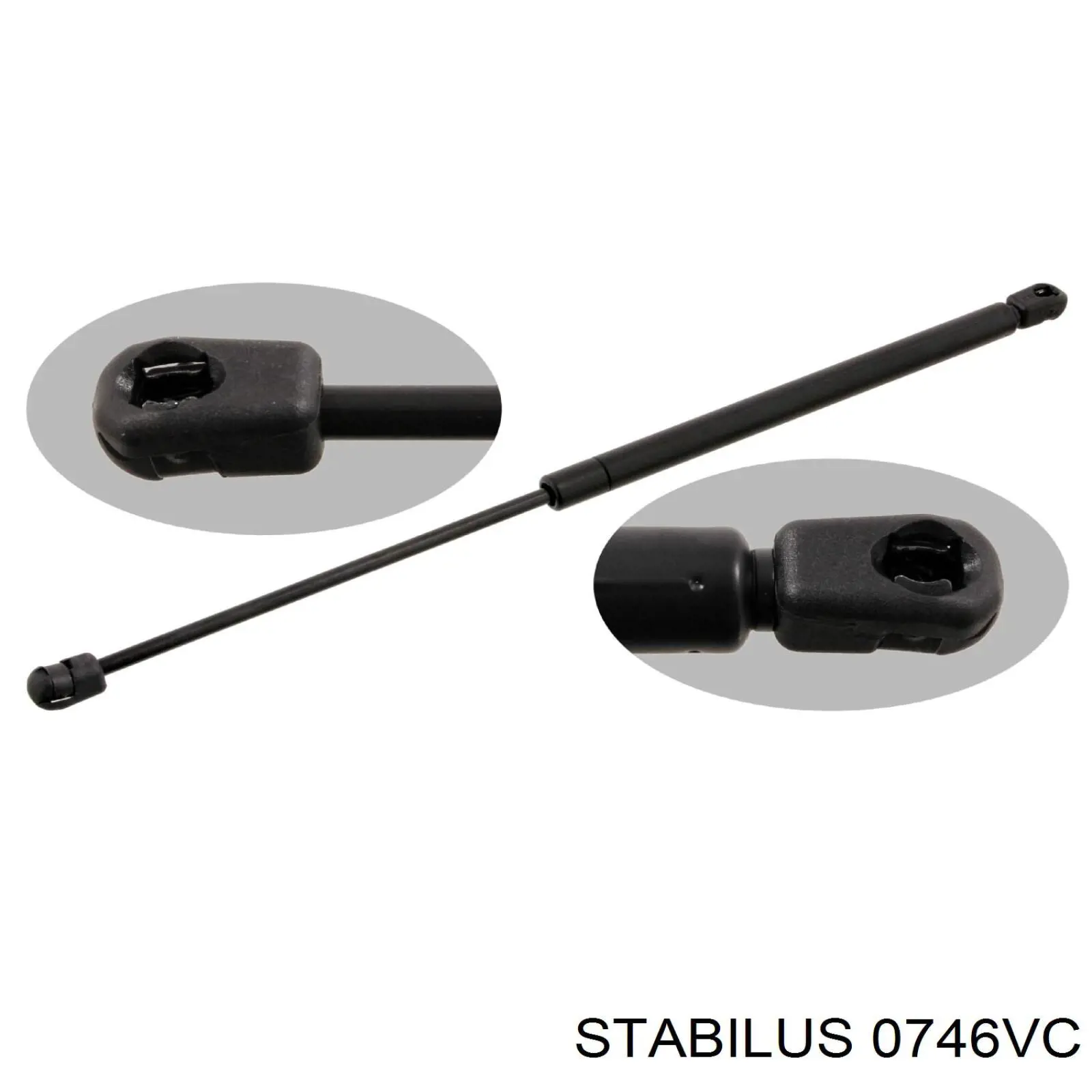 Амортизатор двері задньої Stabilus 0746VC ціна, від 10.32 USD