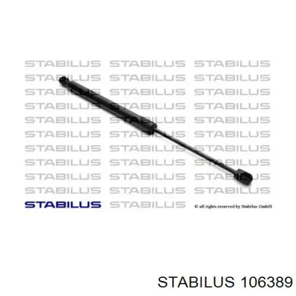 106389 Stabilus амортизатор кришки багажника/ двері 3/5-ї задньої