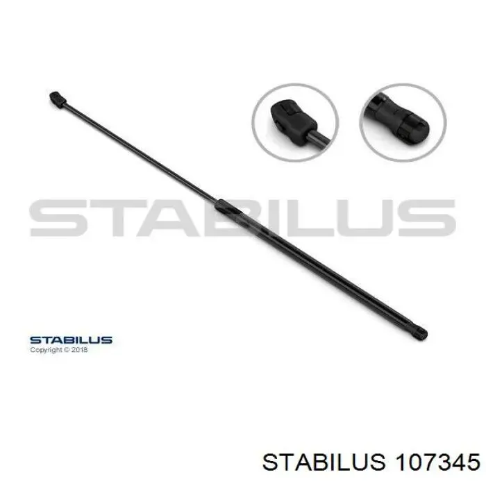 Амортизатор капота газовий Stabilus 107345 ціна, від 12.08 USD