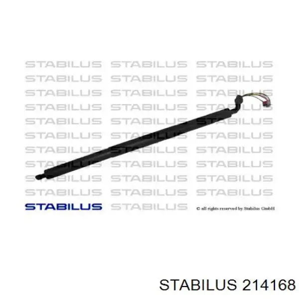 214168 Stabilus амортизатор кришки багажника/ двері 3/5-ї задньої