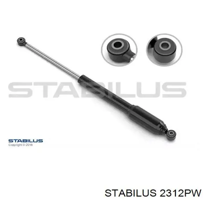 Купити 2312PW Stabilus Амортизатор рульової
