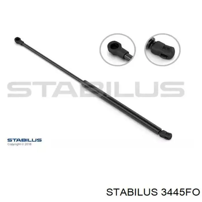 Амортизатор капота газовий Stabilus 3445FO ціна, від 12.46 USD