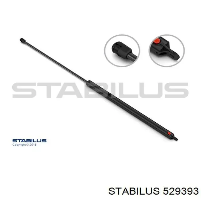 Купити 529393 Stabilus Амортизатор під капот