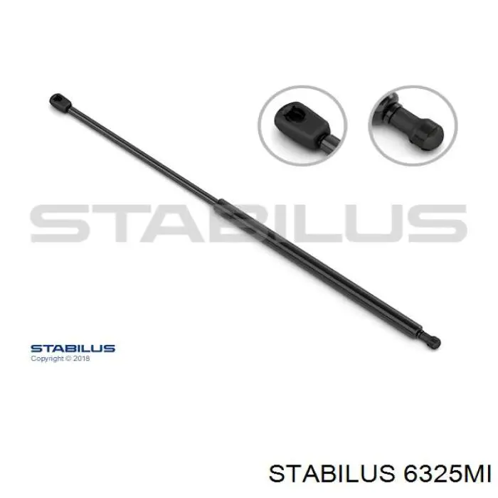6325MI Stabilus амортизатор кришки багажника/ двері 3/5-ї задньої