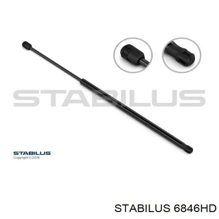 Амортизатор двері задньої Stabilus 6846HD ціна, від 9.42 USD