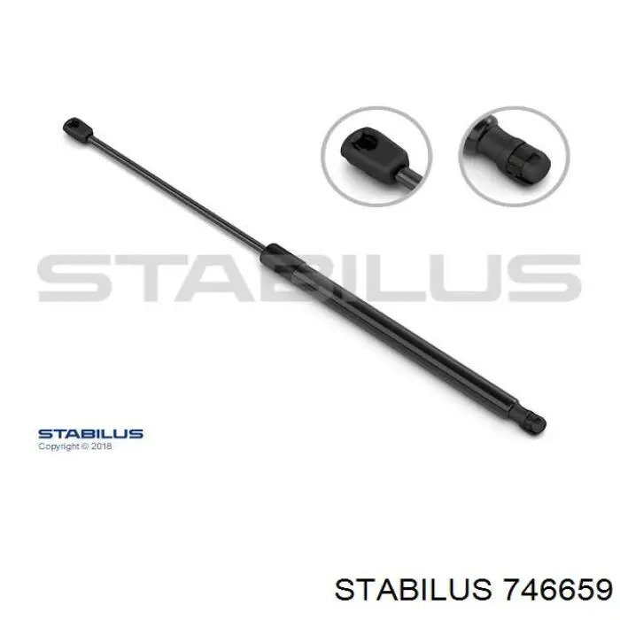 Купити 746659 Stabilus Амортизатор під капот