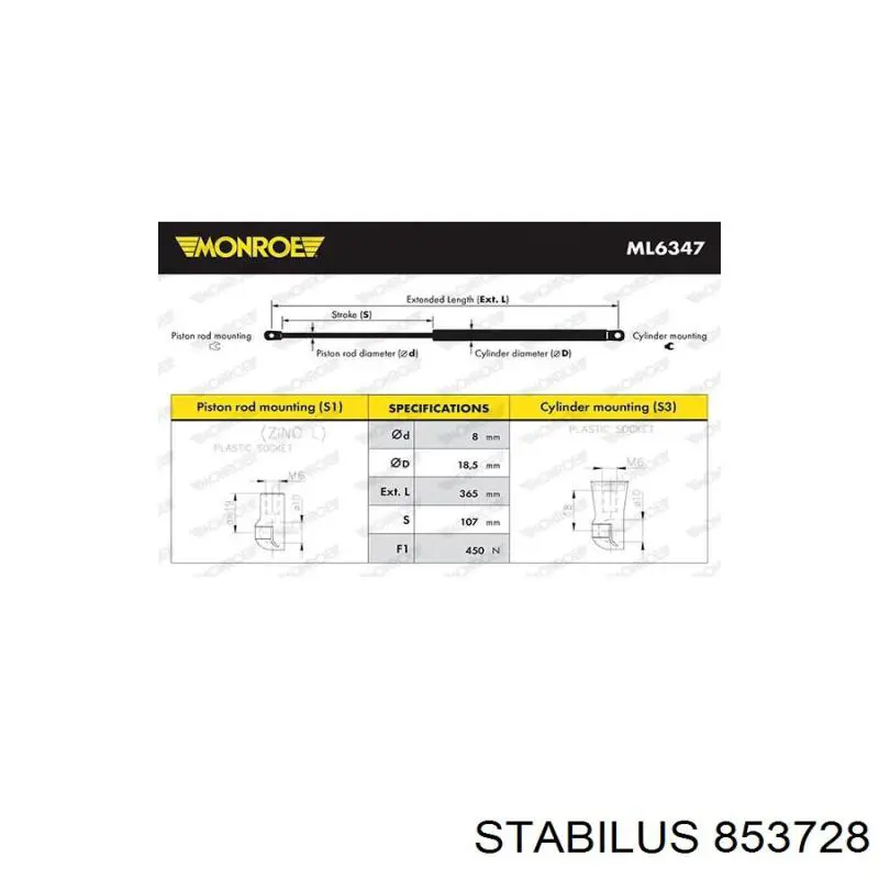 Амортизатор двері задньої Febi 47110 ціна, від 39.19 USD