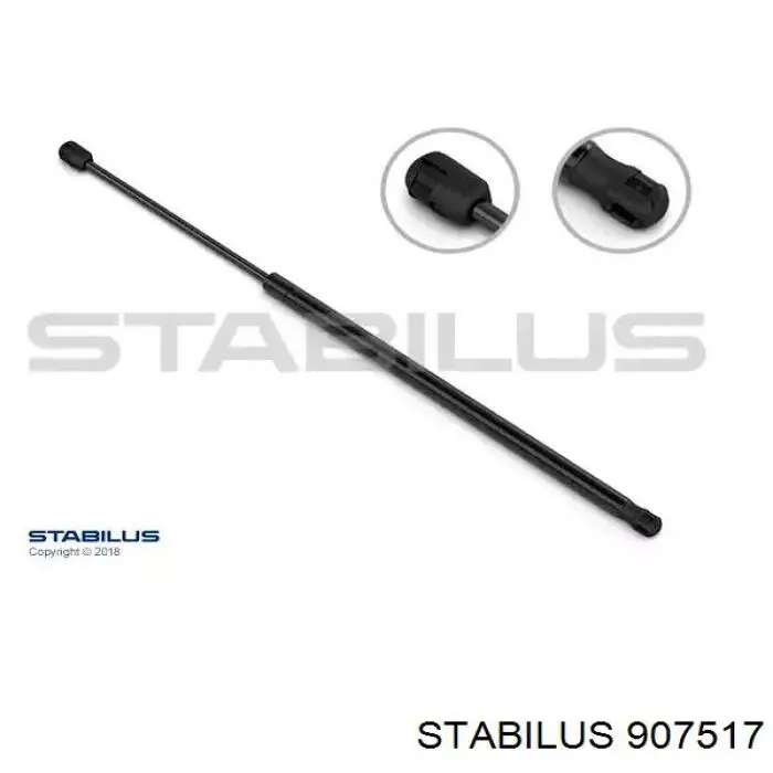 Амортизатор двері задньої Stabilus 907517 ціна, від 12.34 USD