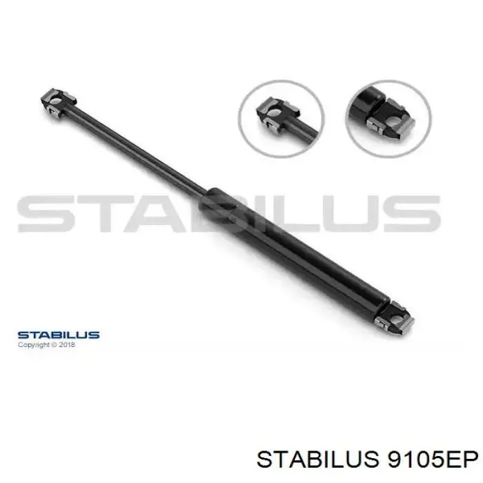 Купити 9105EP Stabilus Амортизатор двері багажника