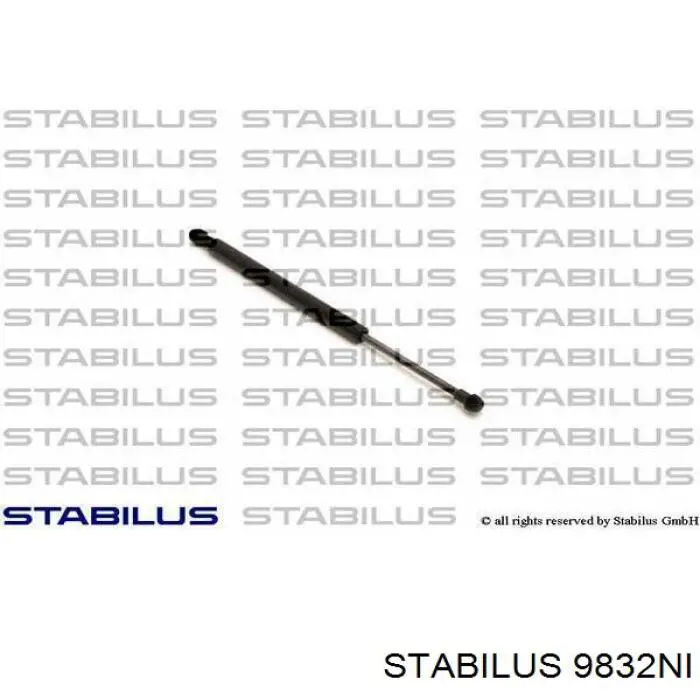 9832NI Stabilus амортизатор кришки багажника/ двері 3/5-ї задньої