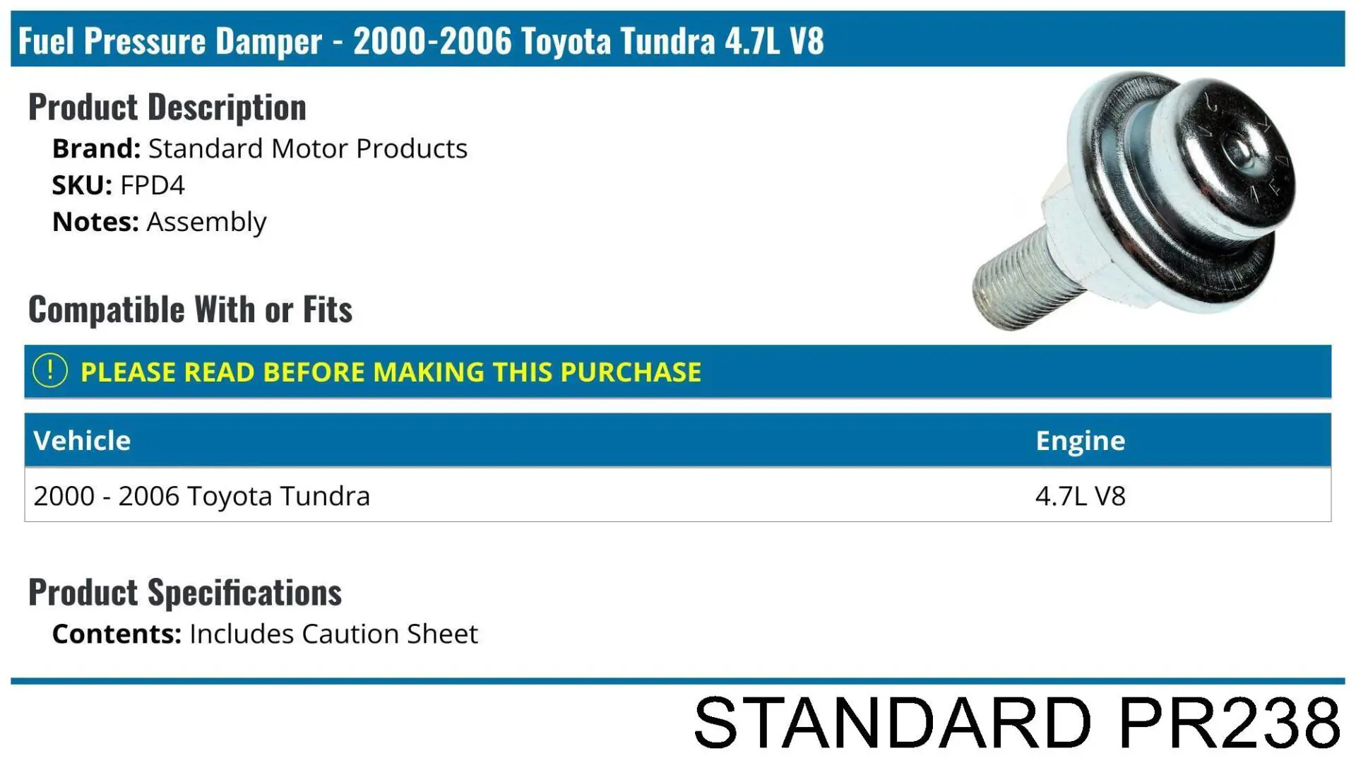 Регулятор тиску палива Toyota Land Cruiser 100 (J10) (Тойота Ленд крузер)