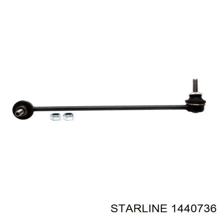 Стійка стабілізатора, переднього, права Starline 1440736 ціна, від 10.42 USD