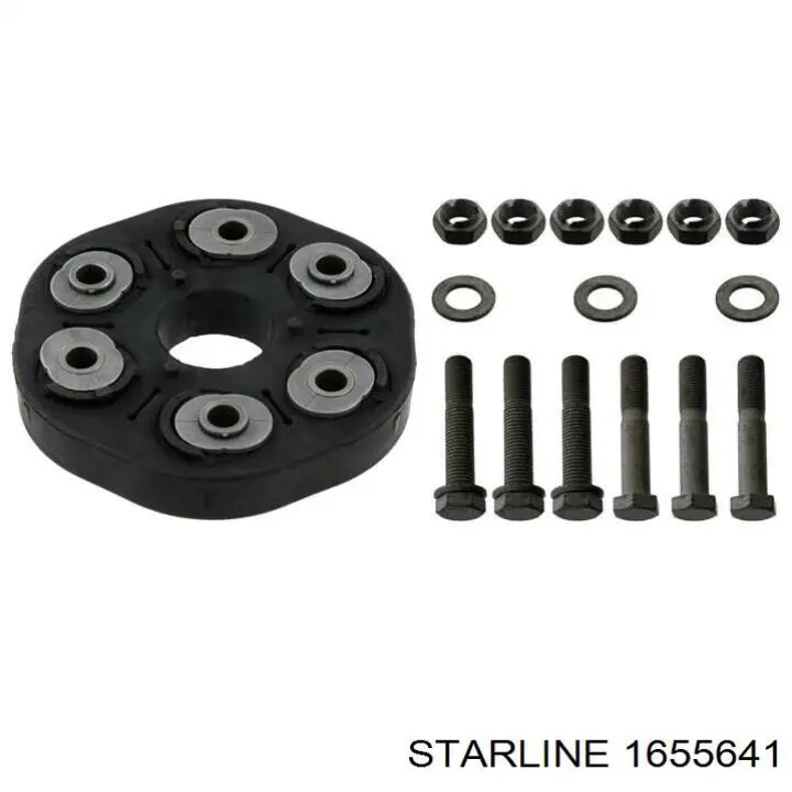 Муфта кардана еластична, передня 1655641 Starline
